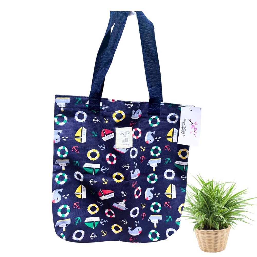 Nautical Themed Tote Bag